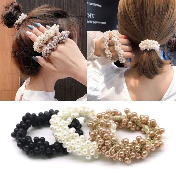 hair accessories multic style pearl beaded ties elastic bands women girls ponytail holders rope rubber band styling
hair accessories multic style pearl beaded ties elastic bands women girls ponytail holders rope rubber band styling
