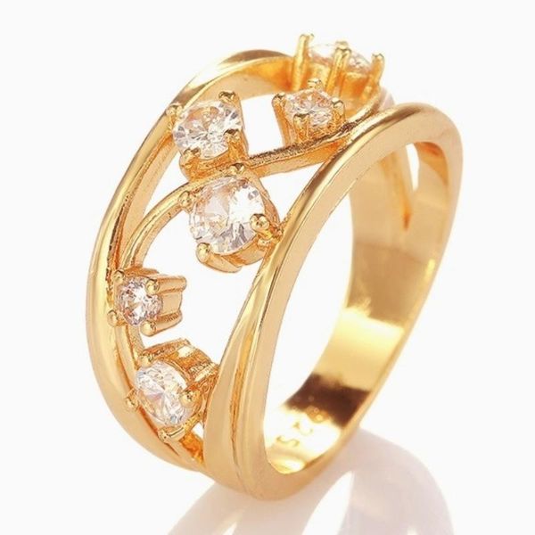 wedding rings caoshi fashion gold color hollow out design finger for women inlaid dazzling round cubic zirconia party jewelry, Slivery;golden
wedding rings caoshi fashion gold color hollow out design finger for women inlaid dazzling round cubic zirconia party jewelry, Slivery;golden