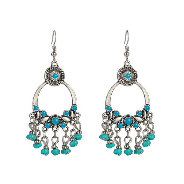 ethnic carved rice bead tassel earring for women retro thailand handmade indian dangle earrings bohemian palace style female jewelry, Silver
ethnic carved rice bead tassel earring for women retro thailand handmade indian dangle earrings bohemian palace style female jewelry, Silver