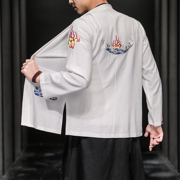 casual dresses embroidery japanese cotton kimono traditional clothing cardigan men jacket male shirt samurai costume 55tc, Black;gray
casual dresses embroidery japanese cotton kimono traditional clothing cardigan men jacket male shirt samurai costume 55tc, Black;gray