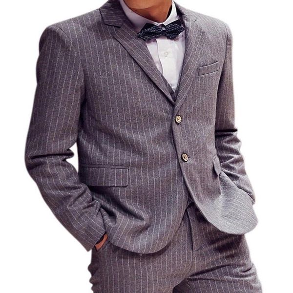 men's suits & blazers 2021 arrival stripe notch lapel two buttons ropa light gray black bridegroom groomsmen slim fit formal wedding cl, White;black
men's suits & blazers 2021 arrival stripe notch lapel two buttons ropa light gray black bridegroom groomsmen slim fit formal wedding cl, White;black