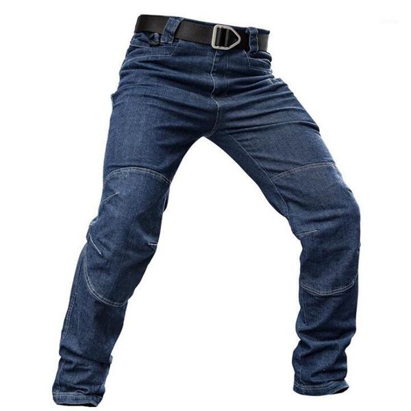 military tactical pants men army combat denim work jeans cargo spring casual male trousers multi pockets men's, Blue
military tactical pants men army combat denim work jeans cargo spring casual male trousers multi pockets men's, Blue