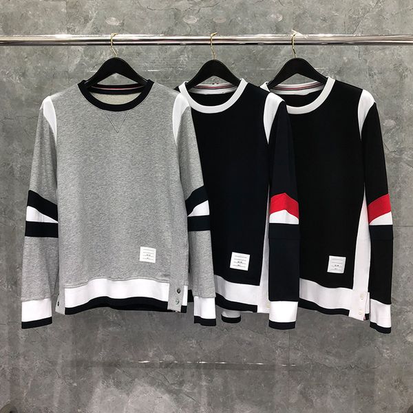 hoodies dongguan daizhiying tb sweater round neck men's and women's sleeve splicing, Black
hoodies dongguan daizhiying tb sweater round neck men's and women's sleeve splicing, Black
