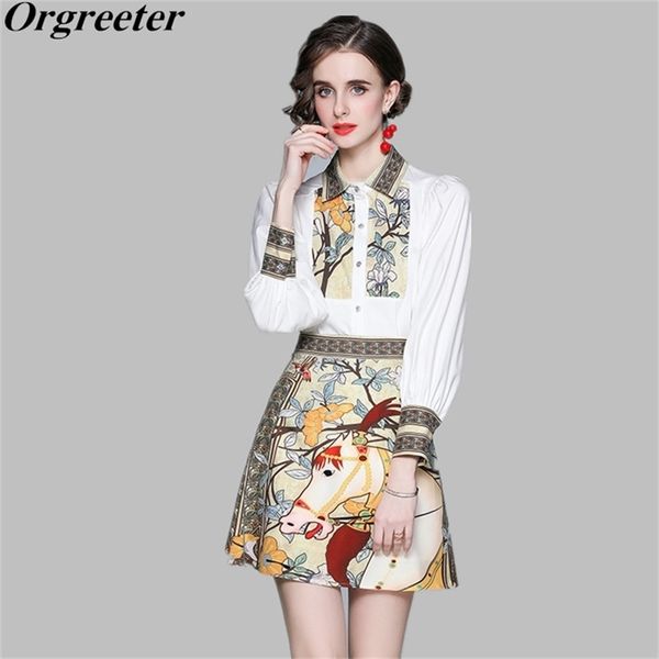 fashion design sets spring women long sleeve blouse + high waist cartoons print a-line skirt vintage two piece suit 210602, White
fashion design sets spring women long sleeve blouse + high waist cartoons print a-line skirt vintage two piece suit 210602, White