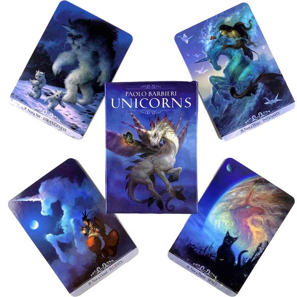 unicorns oracles cards leisure party table game fortune-telling prophecy tarot deck with guide book
unicorns oracles cards leisure party table game fortune-telling prophecy tarot deck with guide book