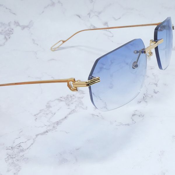 design sunglasses luxury men eyewear protect shades for women vintage wholesale polygon rimless metal sun gafas de sol, White;black
design sunglasses luxury men eyewear protect shades for women vintage wholesale polygon rimless metal sun gafas de sol, White;black