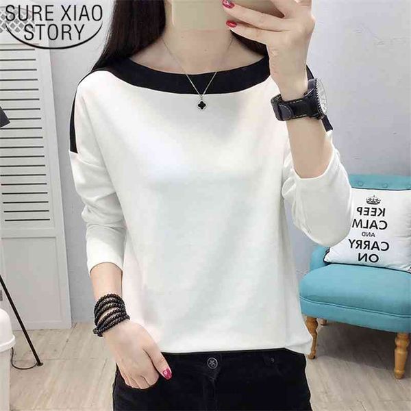 fashion blouse white shirt spring long sleeve slash neck women shirts casual ladies korean chemisier femme 7989 210417
fashion blouse white shirt spring long sleeve slash neck women shirts casual ladies korean chemisier femme 7989 210417