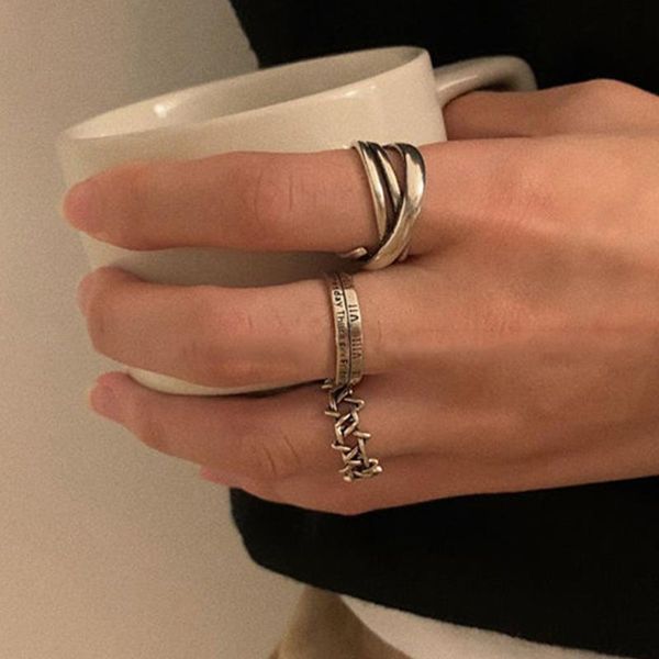 cluster rings retro metal geometry circular punk set opening index finger accessories buckle joint tail ring for women jewelry, Golden;silver
cluster rings retro metal geometry circular punk set opening index finger accessories buckle joint tail ring for women jewelry, Golden;silver