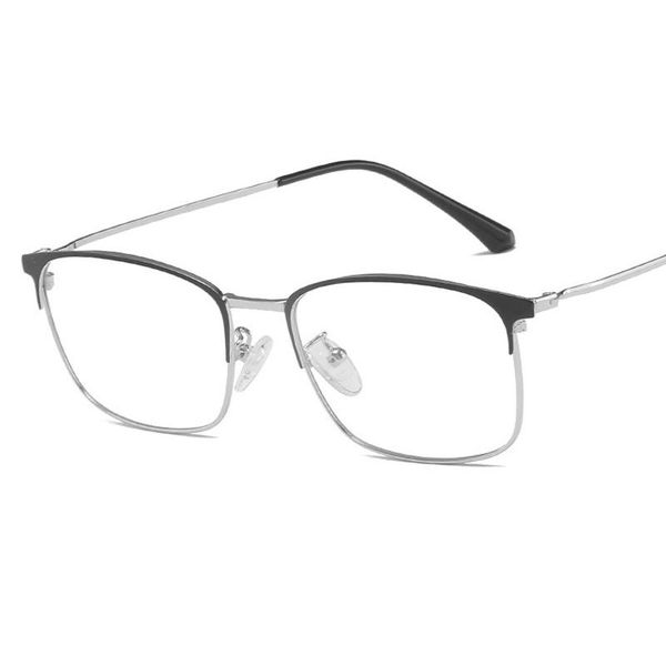 fashion sunglasses frames trend full frame flat mirror men's simple business retro glasses metal can be equipped with myopia frames., Black
fashion sunglasses frames trend full frame flat mirror men's simple business retro glasses metal can be equipped with myopia frames., Black