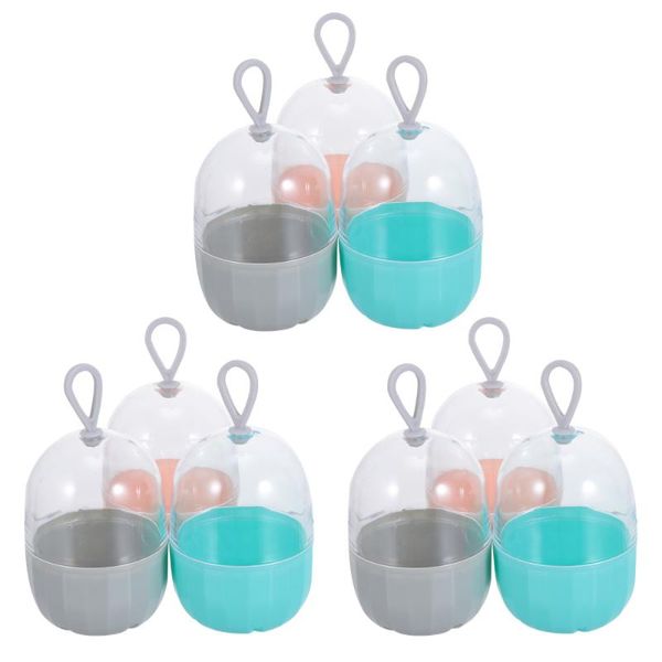 sponges, applicators & cotton 9pcs cosmetic egg storage box sponge case powder puff holder
sponges, applicators & cotton 9pcs cosmetic egg storage box sponge case powder puff holder
