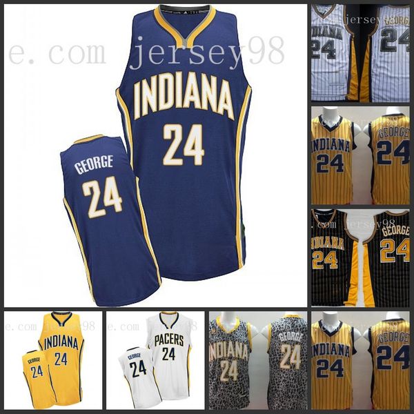 indiana pacers men 24 paul george men retro basketball jersey, Black 
indiana pacers men 24 paul george men retro basketball jersey, Black