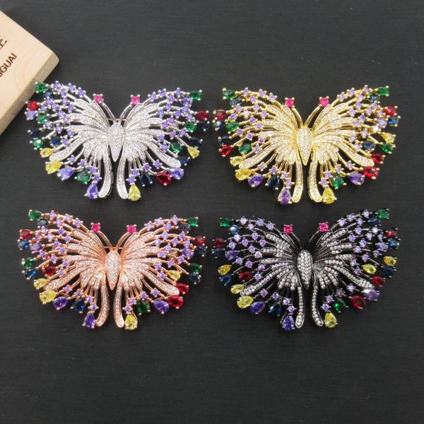 pins, brooches apdgg 38x60mm gold plated multi color cz micro butterfly brooch, Gray
pins, brooches apdgg 38x60mm gold plated multi color cz micro butterfly brooch, Gray