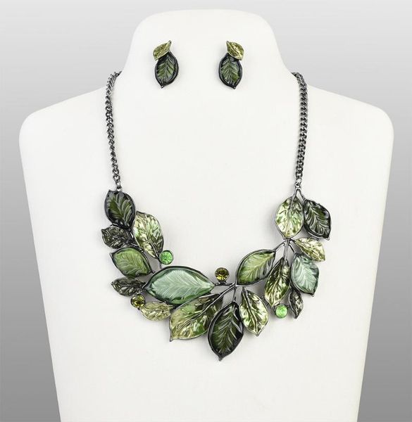 earrings & necklace luxury rhinestone plant collares choker leaf and women wedding bridal set jewelry, Silver
earrings & necklace luxury rhinestone plant collares choker leaf and women wedding bridal set jewelry, Silver