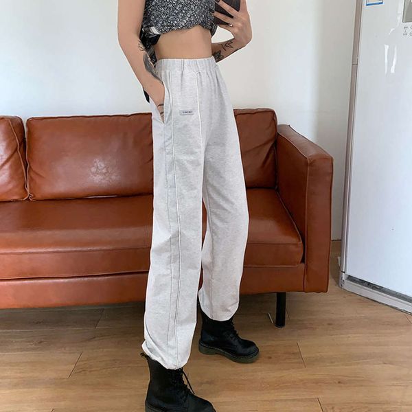 women's jumpsuits & rompers autumn fashion reflective strip versatile high waist casual pants, Black;white
women's jumpsuits & rompers autumn fashion reflective strip versatile high waist casual pants, Black;white