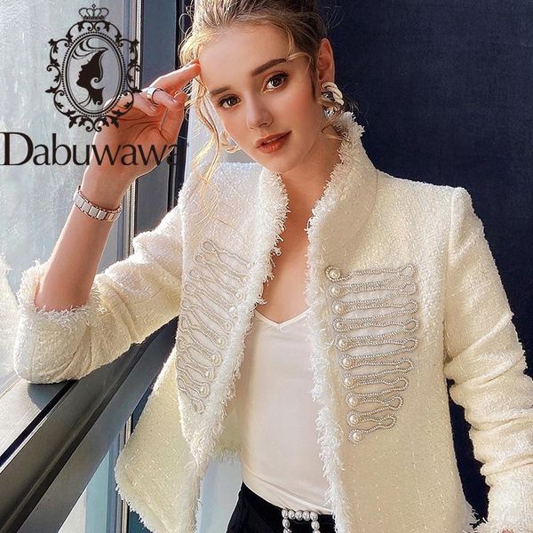 women's jackets dabuwawa elegant women pearl button tweed jacket coat long sleeve vintage female solid outwear stand collar do1aso004, Black;brown
women's jackets dabuwawa elegant women pearl button tweed jacket coat long sleeve vintage female solid outwear stand collar do1aso004, Black;brown