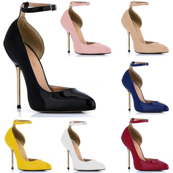 black patent party women pumps pointed toe stiletto iron high heels ankle strap escarpins talons noir 3845a-d1 dress shoes
black patent party women pumps pointed toe stiletto iron high heels ankle strap escarpins talons noir 3845a-d1 dress shoes
