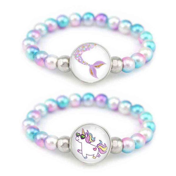 unicorn beads bracelets mermaid trendy jewelry women girls birthday party gift many styles, Golden;silver
unicorn beads bracelets mermaid trendy jewelry women girls birthday party gift many styles, Golden;silver