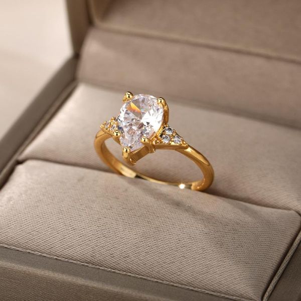 wedding rings stainless steel water drop for women gold crystal leaves couple ring 2021 trend aesthetic jewelry gift bague femme, Slivery;golden
wedding rings stainless steel water drop for women gold crystal leaves couple ring 2021 trend aesthetic jewelry gift bague femme, Slivery;golden