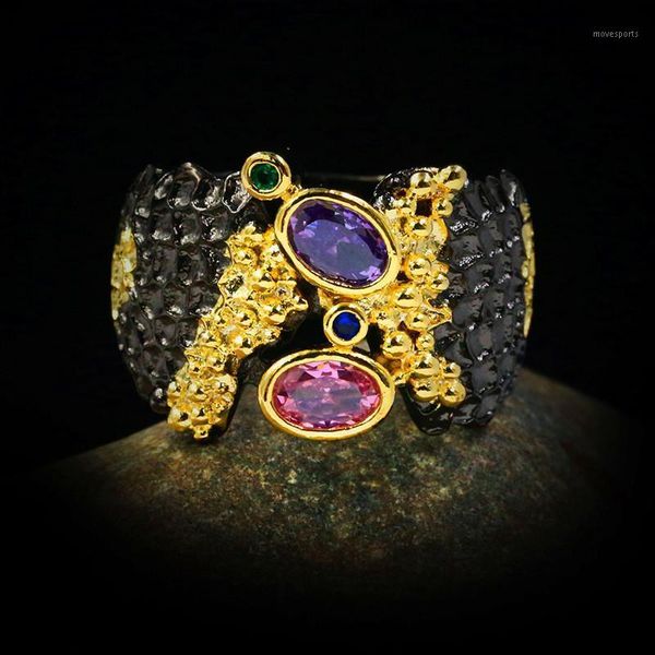 wedding rings luxury female rainbow oval crystal ring vintage 14kt black gold classic geometry engagement big for women1, Slivery;golden
wedding rings luxury female rainbow oval crystal ring vintage 14kt black gold classic geometry engagement big for women1, Slivery;golden