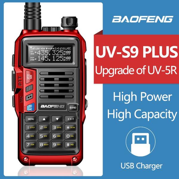 walkie talkie baofeng uv-s9 plus uhf/vhf high power radio 144/430mhz dual band transceiver long range portable cb
walkie talkie baofeng uv-s9 plus uhf/vhf high power radio 144/430mhz dual band transceiver long range portable cb