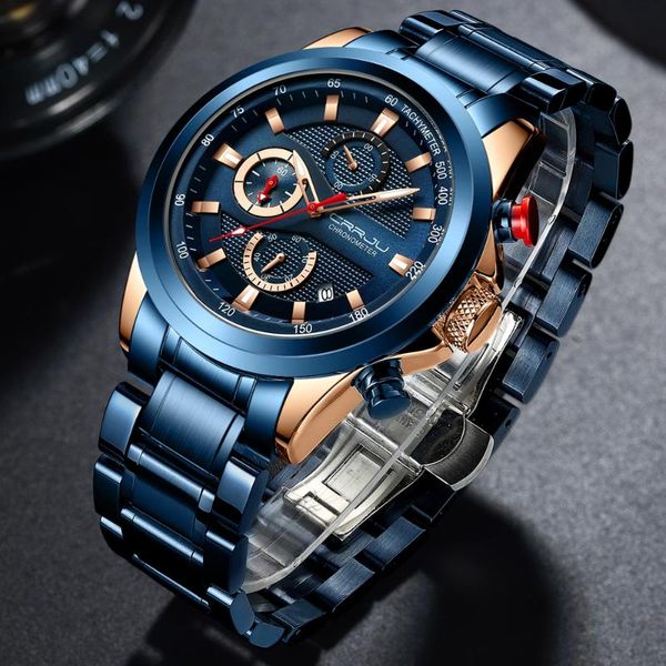 wristwatches crrju fashion men watches wristwatch quartz clock blue watch waterproof sport chronograph relogio masculino, Slivery;brown
wristwatches crrju fashion men watches wristwatch quartz clock blue watch waterproof sport chronograph relogio masculino, Slivery;brown