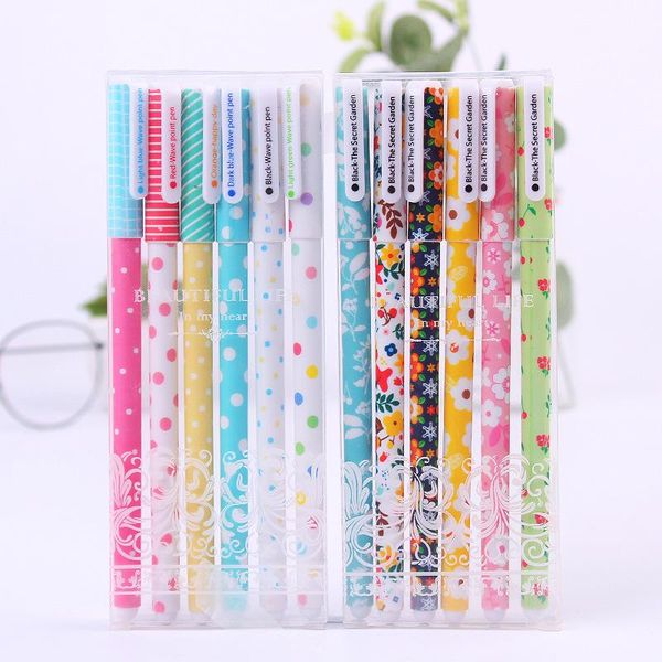 small fresh 6 color neutral pen korean stationery cute cartoon black water pens creative pencil gel
small fresh 6 color neutral pen korean stationery cute cartoon black water pens creative pencil gel
