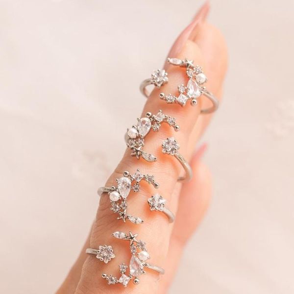 wedding rings fashion accessories ins wind star moon ring for women gold-plated color preserving jewelry light luxury and full of fairy spir, Slivery;golden
wedding rings fashion accessories ins wind star moon ring for women gold-plated color preserving jewelry light luxury and full of fairy spir, Slivery;golden