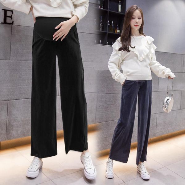 maternity bottoms 805# pants spring autumn casual loose comfy belly support elastic waist wide-leg trousers, White
maternity bottoms 805# pants spring autumn casual loose comfy belly support elastic waist wide-leg trousers, White