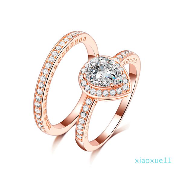 fashion design women wedding rainbow couple heart 4ct zircon rose gold filled engagement ring set alliance wholesale, Slivery;golden
fashion design women wedding rainbow couple heart 4ct zircon rose gold filled engagement ring set alliance wholesale, Slivery;golden