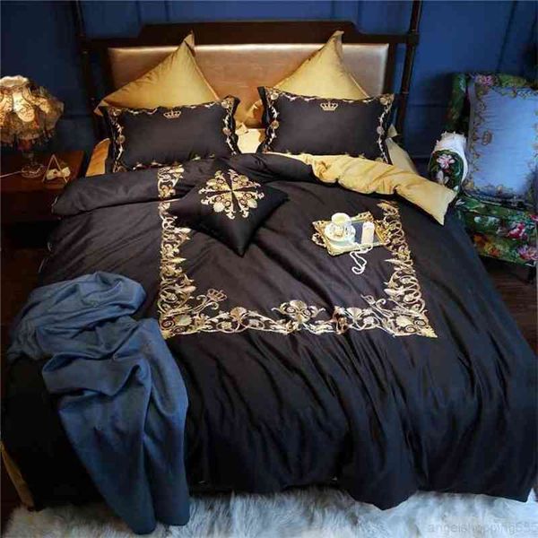 embroidery duvet cover black white premium egyptian cotton bedding golden bed sheet set king size 4/7 pcs
embroidery duvet cover black white premium egyptian cotton bedding golden bed sheet set king size 4/7 pcs