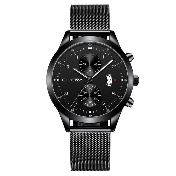 wristwatches cuena men's business steel belt watch two eyes calendar quartz male vintage waterproof sports watches reloj hombre, Slivery;brown
wristwatches cuena men's business steel belt watch two eyes calendar quartz male vintage waterproof sports watches reloj hombre, Slivery;brown