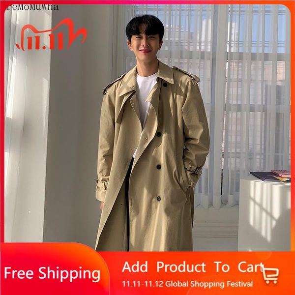 men's trench coats windbreaker mid-length autumn coat korean style trendy handsome british cloak loose japanese long overcoat men -2xl, Tan;black
men's trench coats windbreaker mid-length autumn coat korean style trendy handsome british cloak loose japanese long overcoat men -2xl, Tan;black