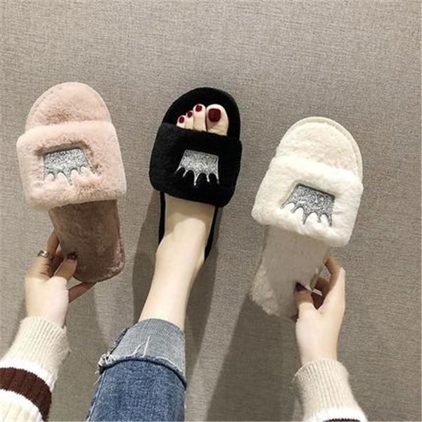 lovely crown fuzzy women winter warm slippers memory foam cozy non-slip lining hairy floor indoor soft plush leak toe beautiful, Black
lovely crown fuzzy women winter warm slippers memory foam cozy non-slip lining hairy floor indoor soft plush leak toe beautiful, Black