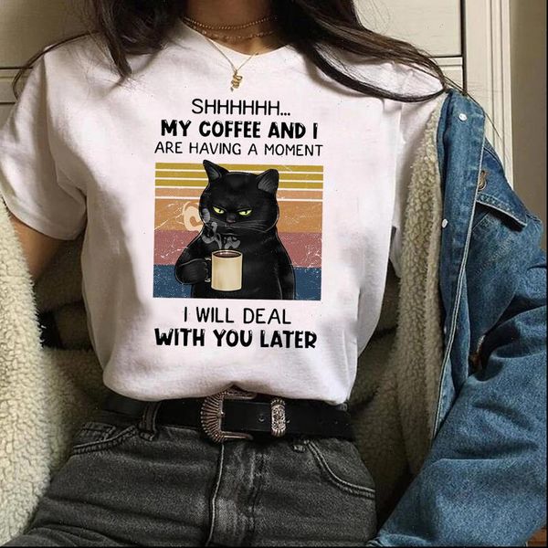 printing print graphic cat women t shirts coffee cartoon funny trend cute fashion clothes lady tees female shirt womens, White
printing print graphic cat women t shirts coffee cartoon funny trend cute fashion clothes lady tees female shirt womens, White