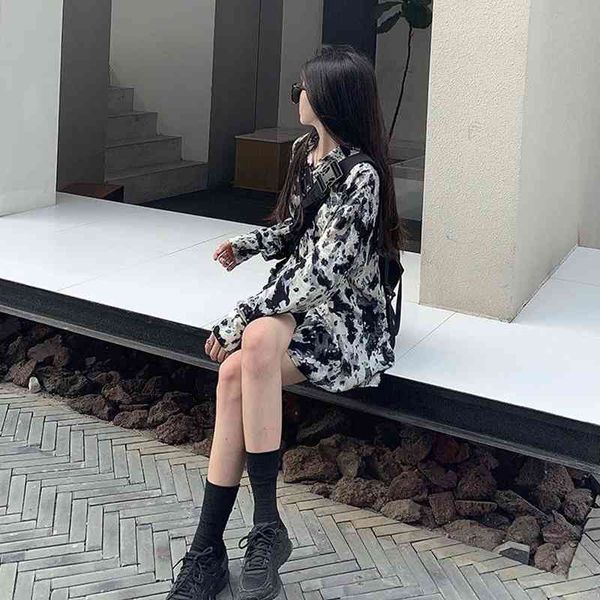 spring streetwear oversize women shirt long sleeve loose tie dye ladies shirts turn down collar button up female clothing 210521, White
spring streetwear oversize women shirt long sleeve loose tie dye ladies shirts turn down collar button up female clothing 210521, White