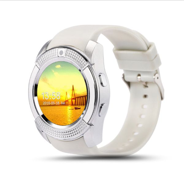 100% original v8 smart wristbands watches band with 0.3m camera sim ips hd full circle display smartwatch for android system with retail box
100% original v8 smart wristbands watches band with 0.3m camera sim ips hd full circle display smartwatch for android system with retail box