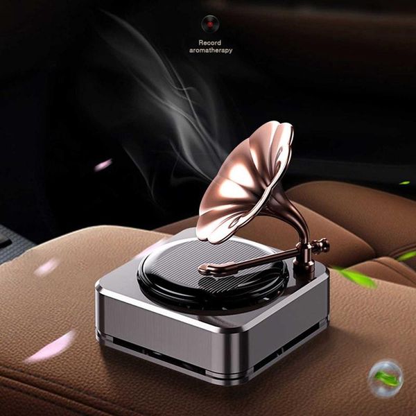 car air freshener simulation record player aroma diffuser retro style phonograph with solid perfumed tablet
car air freshener simulation record player aroma diffuser retro style phonograph with solid perfumed tablet