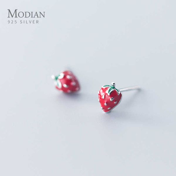 charm fruit strawberry 925 sterling silver red enamel cute stud earrings for women europe jewelry orecchini 210707, Golden;silver
charm fruit strawberry 925 sterling silver red enamel cute stud earrings for women europe jewelry orecchini 210707, Golden;silver
