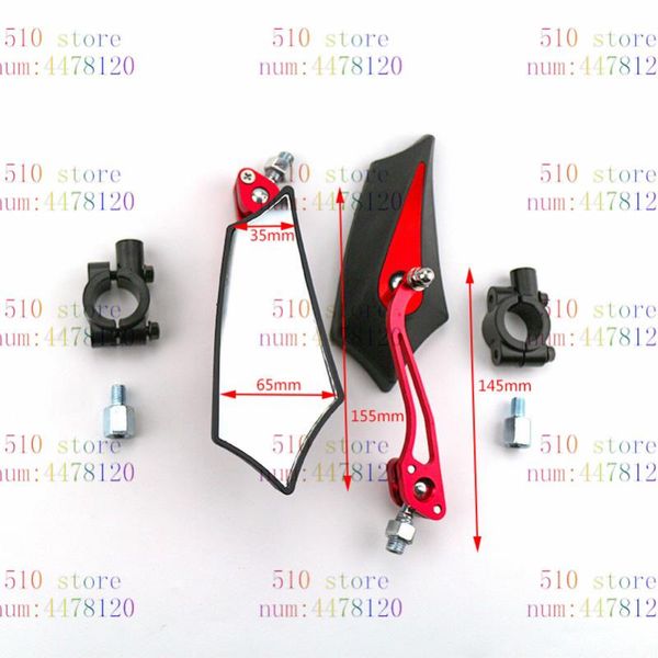 motorcycle mirrors 1pair red universal 8mm 10mm moto scooter rear side rearview
motorcycle mirrors 1pair red universal 8mm 10mm moto scooter rear side rearview