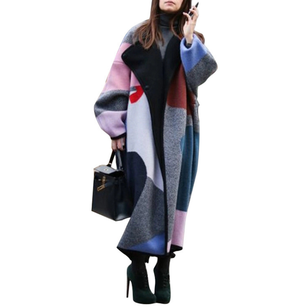 women's trench coats women winter thicken faux jacket fur loose casual wool coat fashion vintage plaid woolen outerwear europe america, Tan;black
women's trench coats women winter thicken faux jacket fur loose casual wool coat fashion vintage plaid woolen outerwear europe america, Tan;black