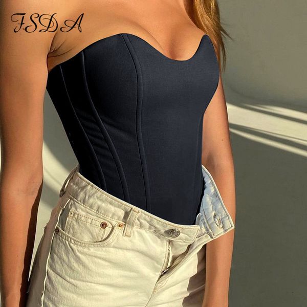 2021 satin crop women strapless sleeveless corset black party y2k summer off shoulder bustier tank, Black;white
2021 satin crop women strapless sleeveless corset black party y2k summer off shoulder bustier tank, Black;white
