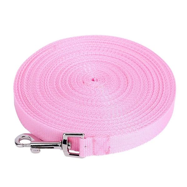 dog collars & leashes 1.8-30m solid leash for large dogs pet puppy walking training lead rope big nylon long