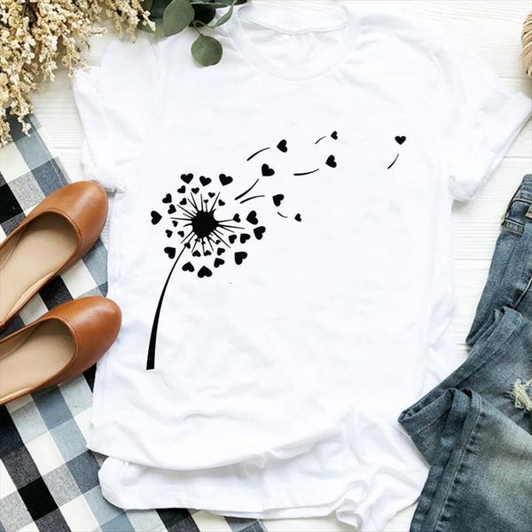 and women lady dandelion men cartoon cute fashion 90s butterfly love print female t womens shirt clothes graphic, White;black
and women lady dandelion men cartoon cute fashion 90s butterfly love print female t womens shirt clothes graphic, White;black