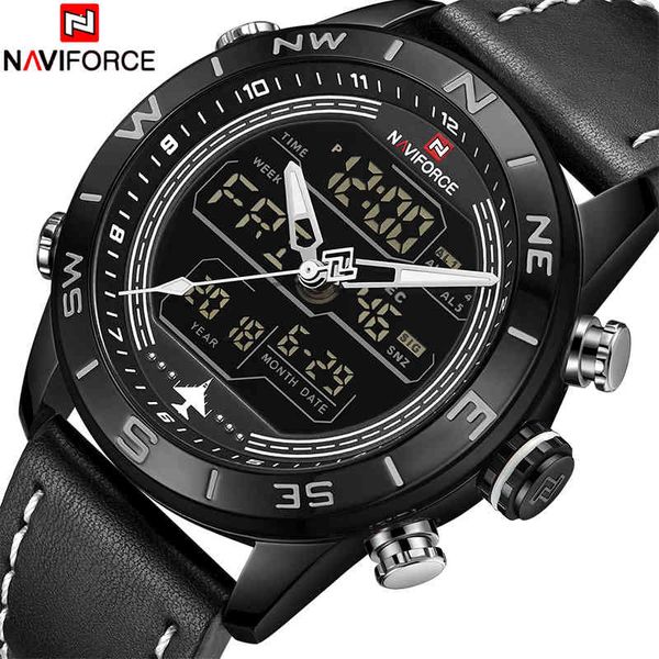 naviforce wtach men leather quartz wristwatches men's army military sport watch male date analog clock relogio masculino 210517, Slivery;brown
naviforce wtach men leather quartz wristwatches men's army military sport watch male date analog clock relogio masculino 210517, Slivery;brown