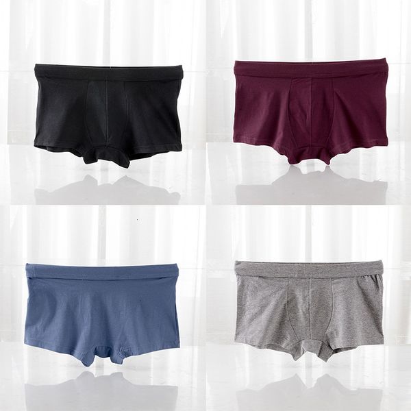 men's underwear combed cotton lycra boxers solid color boxer middle waist underpants, Black;white
men's underwear combed cotton lycra boxers solid color boxer middle waist underpants, Black;white