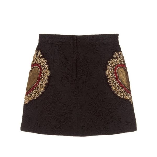 vintage black heart embroidery a line women 2021 new summer runway double breasted female ladies party mini skirt clothes
vintage black heart embroidery a line women 2021 new summer runway double breasted female ladies party mini skirt clothes