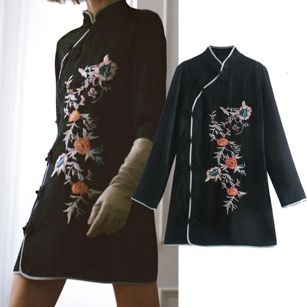 rompers floral jacquard fashion cheongsam impression dressed long sleeves ladies thin-necked dress, Black;white
rompers floral jacquard fashion cheongsam impression dressed long sleeves ladies thin-necked dress, Black;white