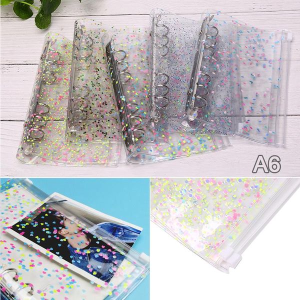 1pcsmulticolor 12.5/19.5cm pvc a6 double-sided zipper folders for 6-hole clip notebook binder filing bags school office supplies notepads, Purple;pink
1pcsmulticolor 12.5/19.5cm pvc a6 double-sided zipper folders for 6-hole clip notebook binder filing bags school office supplies notepads, Purple;pink