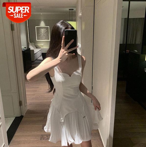 korean version of the sling dress female temperament, waist, thin, sexy, one-shouldered white skirt, chao fairy #ow3a, Black;gray
korean version of the sling dress female temperament, waist, thin, sexy, one-shouldered white skirt, chao fairy #ow3a, Black;gray