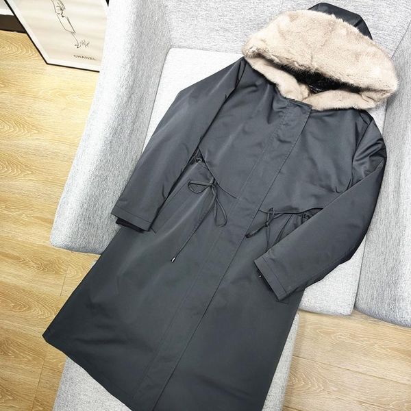 women's fur & faux shzq parker overcomes 2021 winter mink inner jacket long mother's coat women, Black
women's fur & faux shzq parker overcomes 2021 winter mink inner jacket long mother's coat women, Black